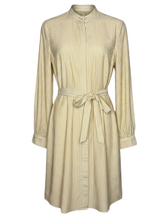 Calvin Klein Dresses & Skirts - Calvin Klein Striped Long-Sleeve Shirt Dress with Tie Waist